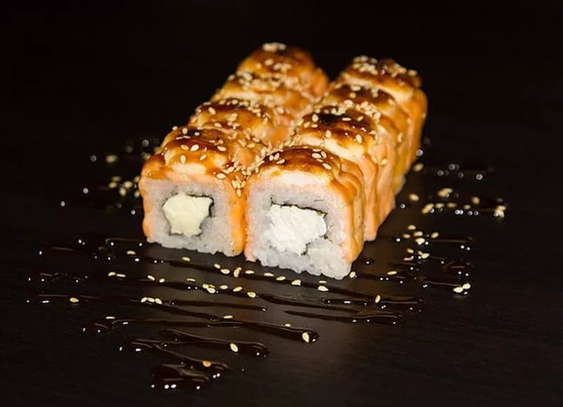 Ролл «Филадельфия запечённая»